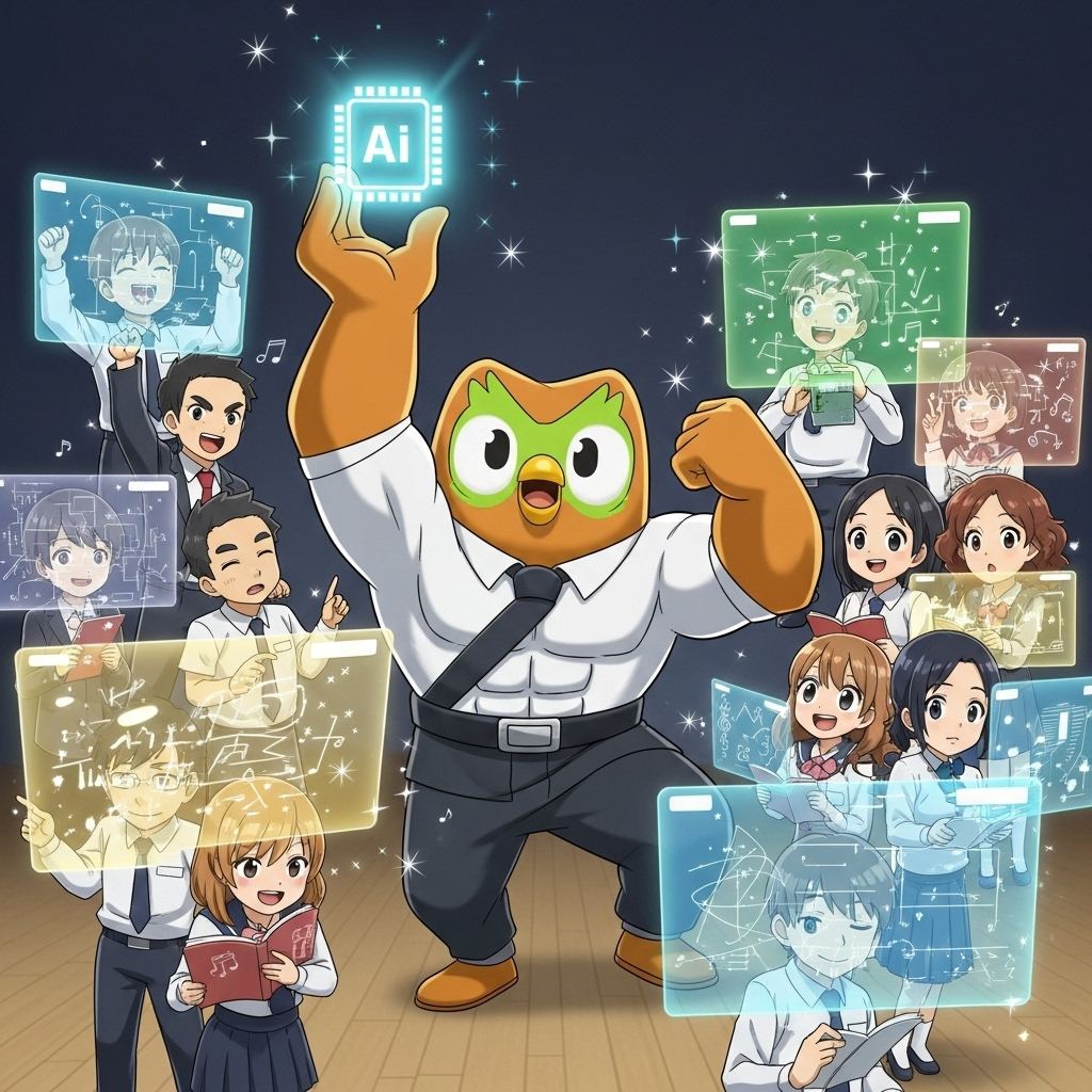 Duolingo AI 成功