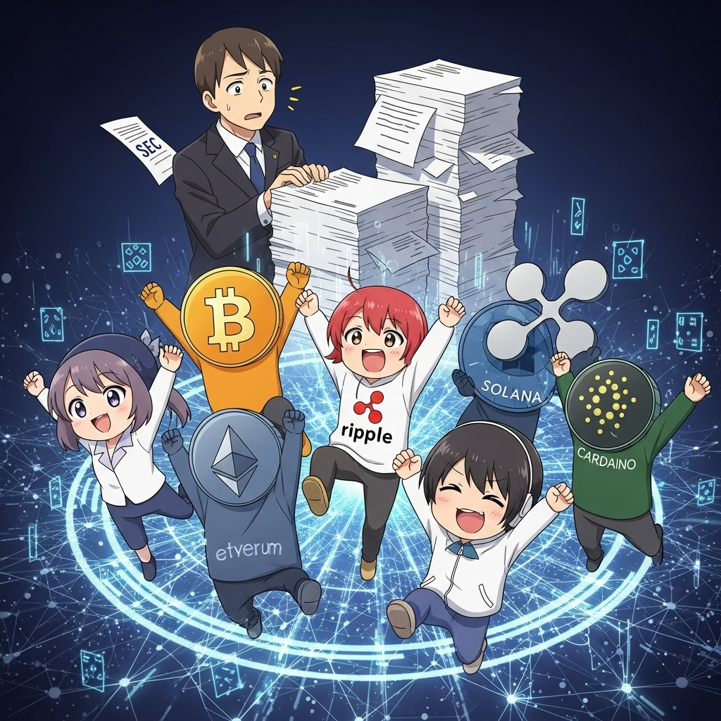 SEC批准灰度數位大盤基金,五大加密貨幣齊歡慶