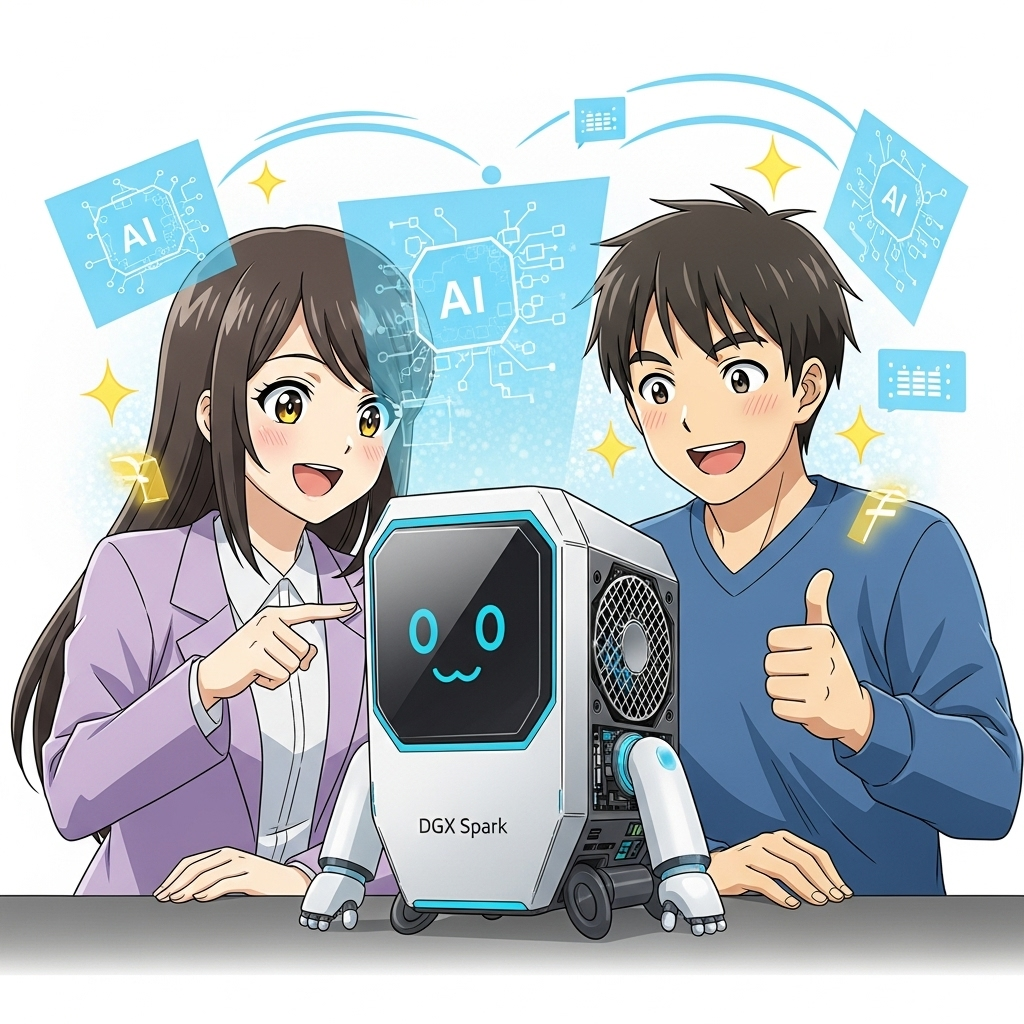 NVIDIA DGX Spark AI超級電腦與興奮的開發者