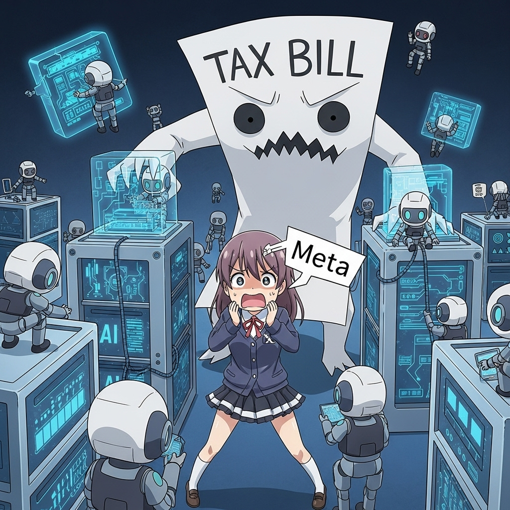 Meta面臨巨額稅單與AI投資壓力