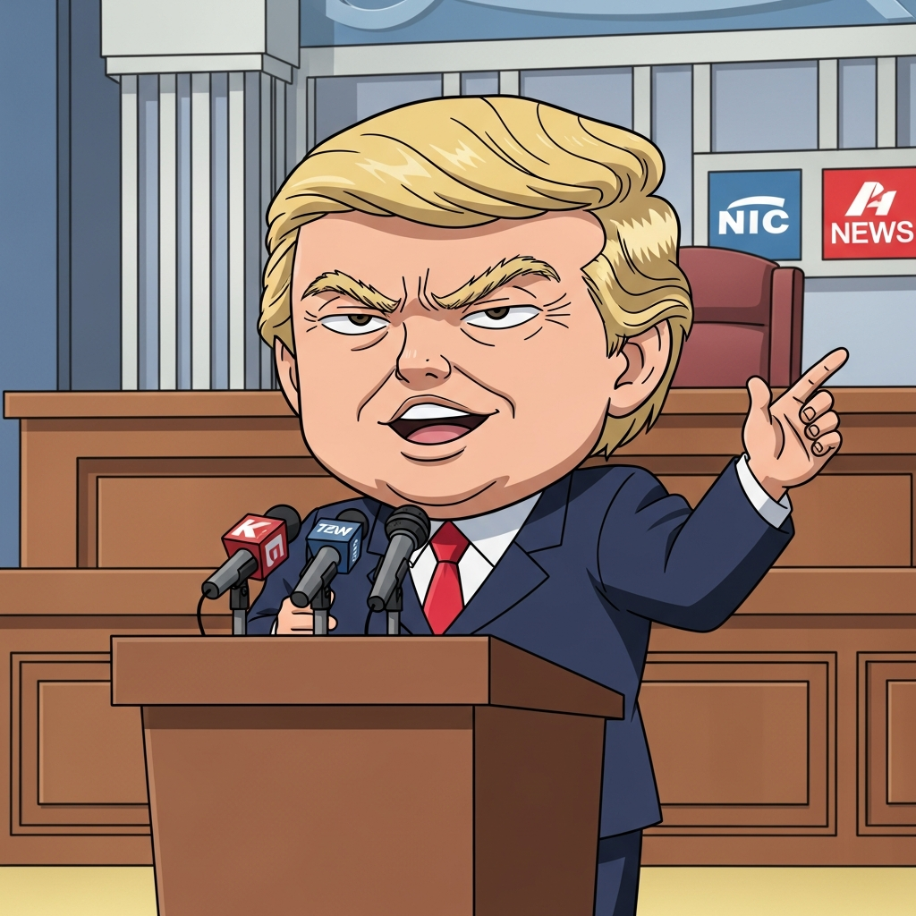 川普禁言令漫畫