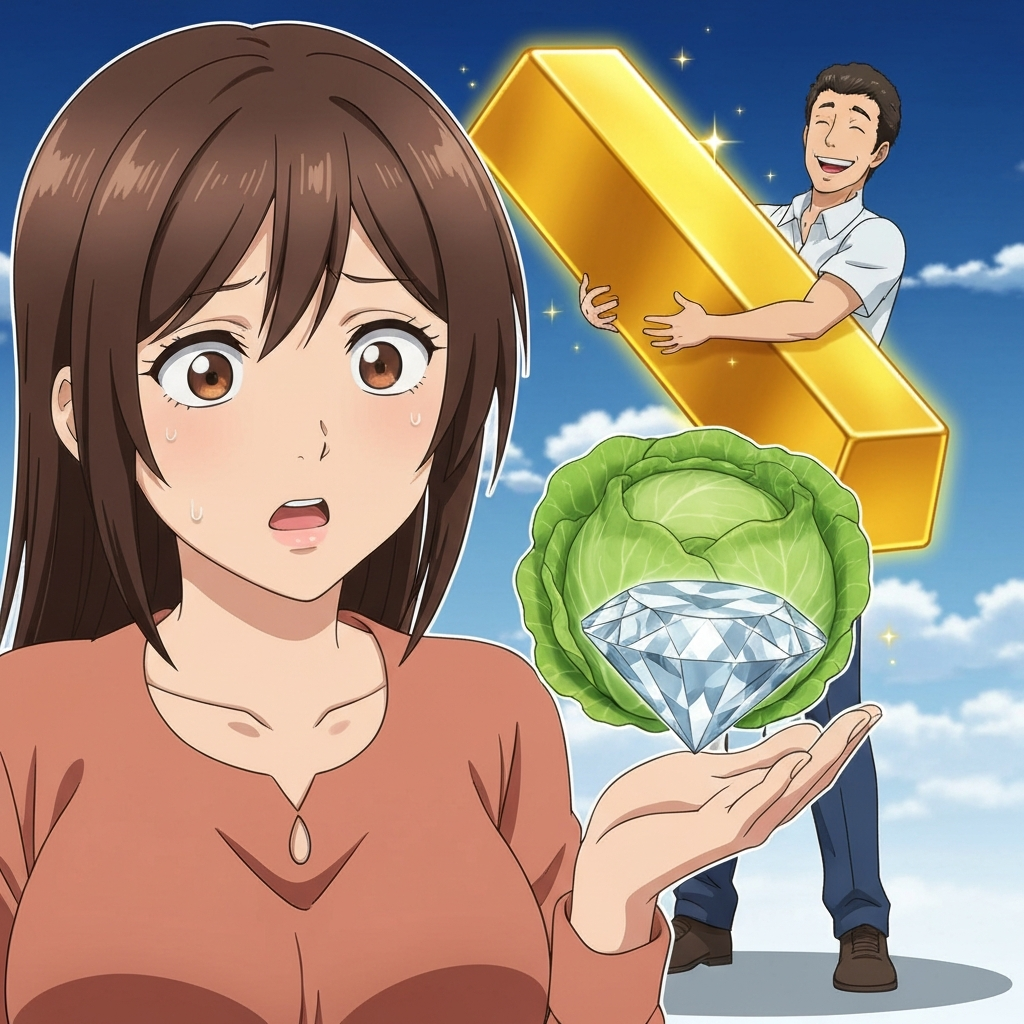 鑽石變白菜與黃金大漲